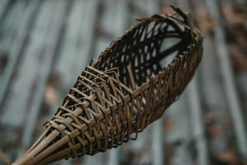 a close up of a decorative object on a table